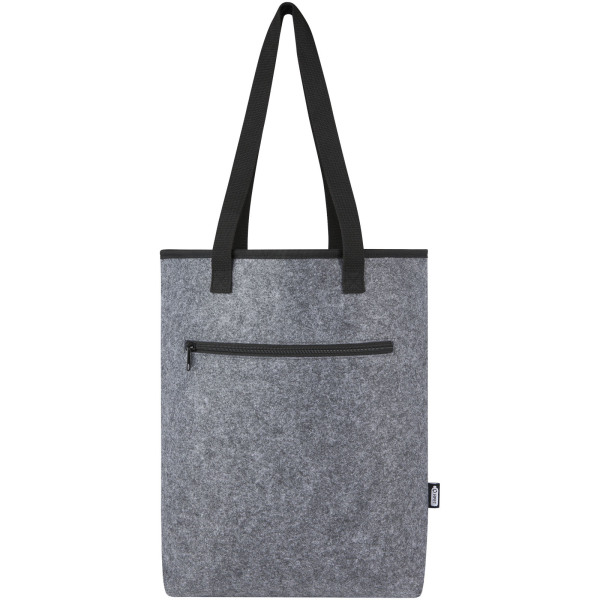 Felta GRS recycled felt cooler tote bag 12L - Medium grey
