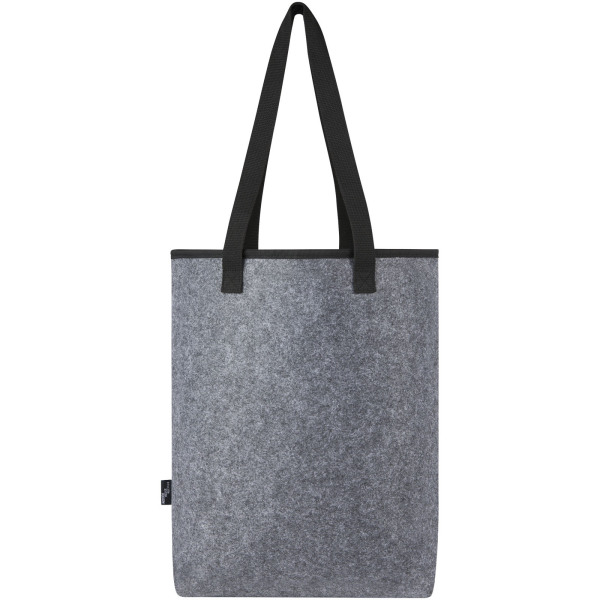 Felta GRS recycled felt cooler tote bag 12L - Medium grey